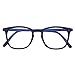 Produktbild DIDINSKY Blaulichtfilter Brille für Damen und Herren. Blaufilter Brille mit stärke oder ohne sehstärke für Gaming oder Pc. Gummi-Touch-Tempel und Blendschutzgläser. Indigo +3.0  TATE