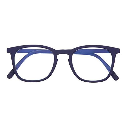 DIDINSKY Gafas de Presbicia con Filtro Anti Luz Azul para Ordenador. Gafas Graduadas de Lectura para Hombre y Mujer con Cristales Anti-reflejantes. Indigo +1.5 – TATE