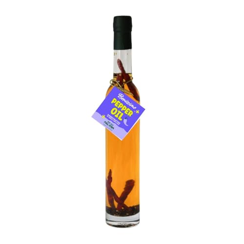 Benissimo Pepper Infused Spicy Gourmet Cooking Oil, 12.68oz