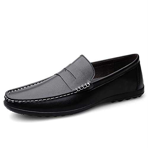 Men's Loafers Penny Loafers Round Toe Simple Leather Slip Resistant Lightweight Comfortable Casual Party Slip-on2
