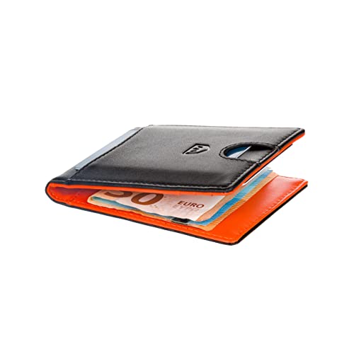 𝐈𝐃𝐄𝐀𝐓𝐎 𝐈𝐍 𝐆𝐄𝐑𝐌𝐀𝐍𝐈𝐀 - Per essere sicuri che questo sottile portafoglio vi possa accompagnare a lungo, lo sottoponiamo a severi controlli di qualità. Materiali accuratamente selezionati e precisione tedesca garantiscono durata e design di alta qualità dei nostri portafogli!