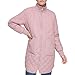 Andrew Marc Women's Quilted Longline Jacket with Side Zips, Luster, Medium