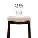 Linon Harper Stool Fabric Top
