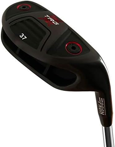 Japan Pron USGA R A Rules Adjustable Chipper Mens Single Golf Club,2021 TRV Model,Full CNC Milled Face, Black PVD Finish,37 Degree, 2 Bounce, with Cover