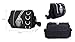 Moleobea Skeleton Goth Punk Crossbody Bag Skull Grunge Gothic Metal Streetwear Purses Handbages Fashion Y2K Harajuku Emo Tote (Black)