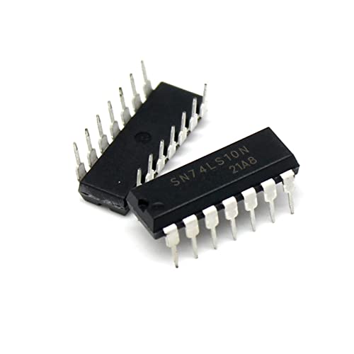 74LS10 IC puce logique SN74LS10N DIP-14 triple porte NAND pour prototypage et réparation robotique