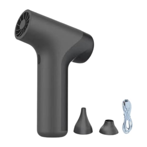 Ventilador inalámbrico Turbofan inalámbrico para mujeres y hombres, pintura artística al aire libre, color negro