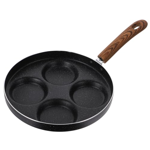 TOGEVAL 設計のノンスティック目玉焼きパン 均一加熱 耐摩耗底面で焦げ付き防止 家 レストラン対応の卵焼き用フライパン