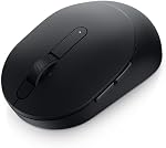 Dell Souris compacte sans fil avancée - MS510 - Type de batterie AA, (DPI) Réglable à 1000, 1600 (Par défaut), 2400 et 4000, Boutons 7, Durée d'exécution 36 Mois, 1 Service d'échange avancé de l'année, noir