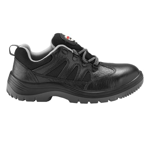 Image of NEOSAFE CYLO A1078, Leather Safety Shoes in Sports Look, Breathable and Lightweight, Black
