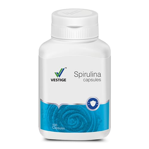 Image of Vestige Spirulina Capsules, 100 Count,