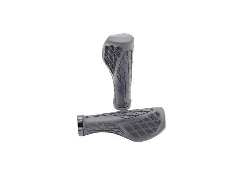 P4B | Manijas de bicicleta de gel de 3 componentes: 138/138 mm con extremos cerrados, asas de rosca ergonómicas para una conducción óptima Cover