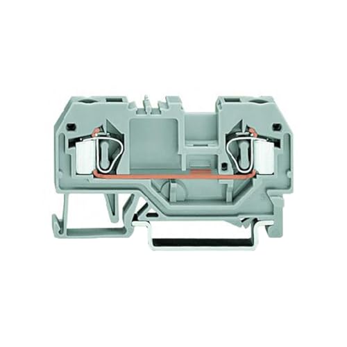 Bloque de terminales de 2 cables 281-901 borne de paso gris para empalme seguro