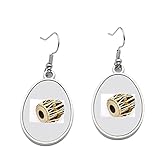 Tabla Earring, Dangle Earrings for Tabla, Valentine Birthday Party Gift