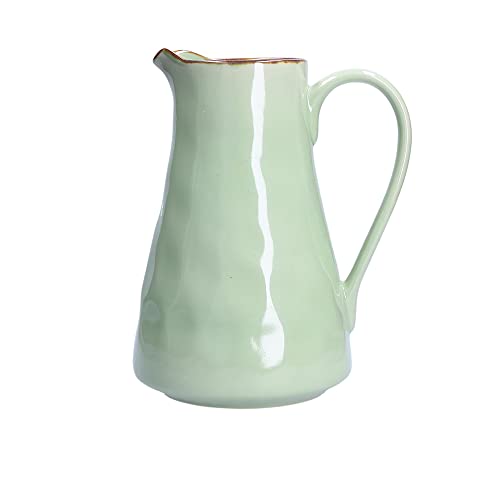 Thun Rose & Tulipani - Concerto Te' Verde Brocca Media - Bicchieri e Tazze - Stoneware - 1,7 CC, 16,5xh23 cm