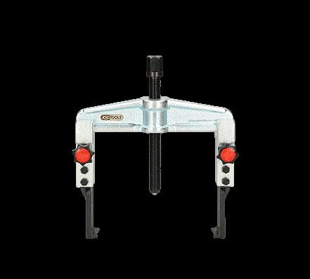 KS Tools 620.0037 Quick Adjustment Universal 2 arm Puller Set including Extremely Narrow and Extended Legs, 25-130 mm, 120 mm - Image 4
