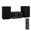 MEDION P85003 Micro Audio System Kompaktanlage (Internetradio, DAB+, PLL UKW Radio, Bluetooth, USB Anschluss, AUX, 2×150…