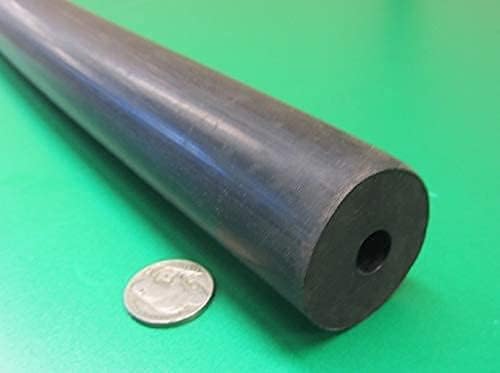 Black Neoprene Round Tube 75A 1.50" (1-1/2") OD x .375" (3/8") ID x 36" Length 1 pc