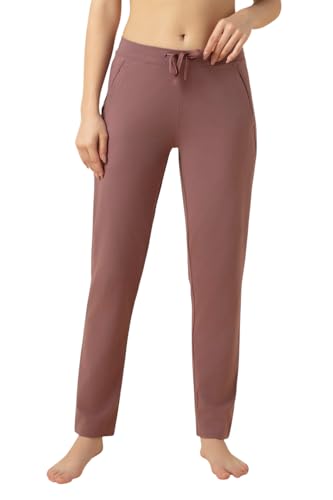 Image of Van Heusen Women's Cotton Lounge Pants | Drawstrings & Side Pockets | Cotton Stretch | Smart Tech Finish| Everyday Pyjamas | At Home Pyjamas | Style 55303