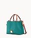 Dooney & Bourke Handbag, Pebble Grain Mini Barlow Satchel - Green