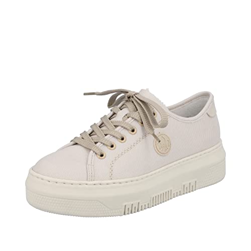 Rieker Damen Sneaker M1926-80 weiß Gr. 39