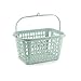 Cablepelado - Cestino per mollette in plastica, per stendino e corda, per capi di abbigliamento, verde chiaro