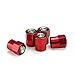 TK-KLZ 5Pcs Metal Car Wheel Tire Valve Stem Caps for Alfa Romeo Giulia Stelvio Decorative Accessory