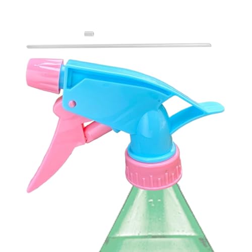Povanjer Sprühaufsätze für Flaschen,Ersatz für Sprühflaschenaufsätze - Verstellbare tragbare Sprühdüsen,Wiederverwendbare Sprühflaschendüse, bunte Sprühflaschenaufsätze für Zuhause