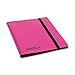 Vault X 9 Pocket Trading Card Strap Binder, 360 Cards, Standard, 20 Side-Loading Pages, TCG (Pink)