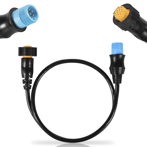Image of 010-12122-10 Adapter Compatible with Connecting 8-Pin Transducers with XID to 12-Pin Sonar Marine Devices, Replace for Part Number 010-12122-10