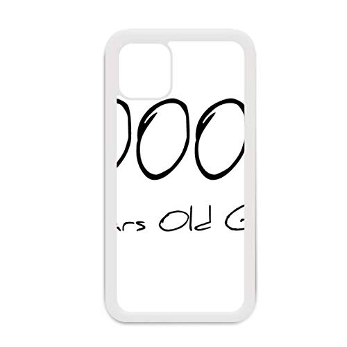 Coque iPhone 12 Pro Max 10000 Years Old Girl design blanc pour le quotidien