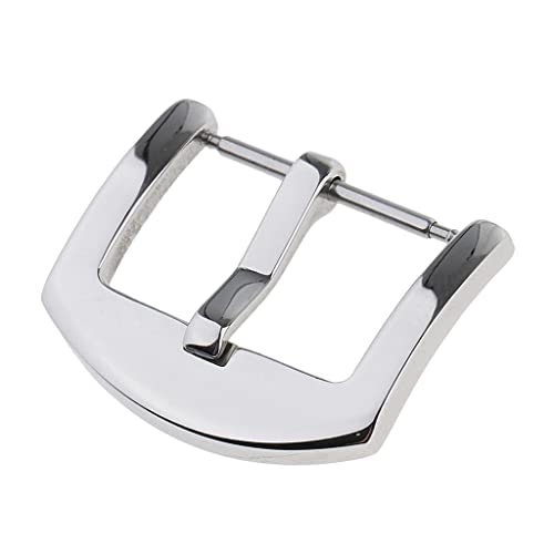 jojomis Stainless Steel Watch Band Clasp Secure Buckle Replacement Pin 16mm 18mm 20mm 22mm 24mm Width