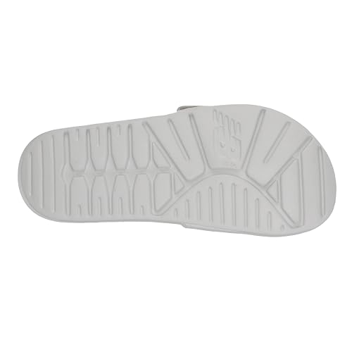 New Balance Women's Slide Sandal, Grey Matter/SEA Salt, 6 Wide