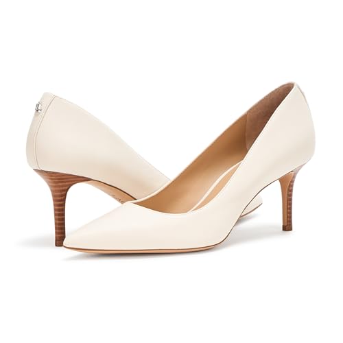 Lauren Ralph Lauren Women's Lanette Nappa Leather Pump, Soft White, 93