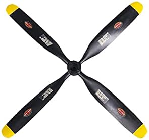 FMS Part FMSPROP039 4-Blades Propeller 7.5x4 for Scale Model RC Airplane Warbird