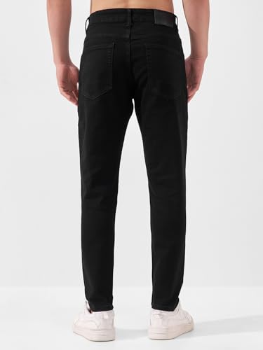 Image of Highlander Mens Tapered Fit Denim Jeans for Man| Regular Length|Mid-Rise|Stretchable Fabric for Comfort fit| Jeans for Man | Men Jeans