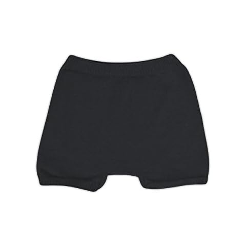 SmartKnitKIDS Boxer Brief Style Seamless Sensitivity Undies (Black, Small) Cover