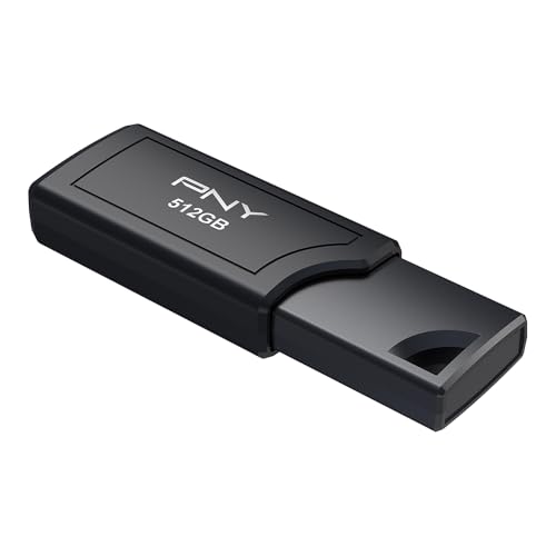 Image of PNY PRO Elite V3 512GB USB 3.2 Gen 2 Flash Drive - Up to 1000MB /s Read, Up to 800MB /s Write, Extreme Performance for Professional Data Storage and Transfers, Premium Metal Design, Type-A Connector