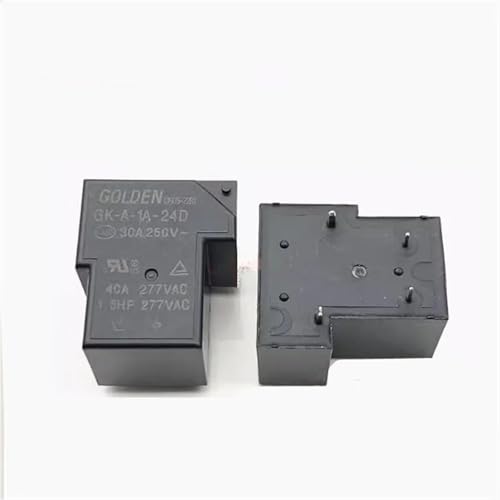 Relais GK-A-1A-24D 24V DC 40A 4 broches pour circuits imprimés lot de 10 pièces