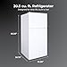 Kenmore 33 in. 20.5 cu. ft. Capacity Refrigerator/Freezer with Full-Width Adjustable Glass Shelving, Humidity Control Crispers, ENERGY STAR Certified, White