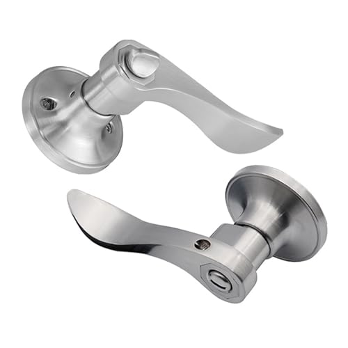 Levier de porte réversible en métal avec poignées interchangeables pour maison