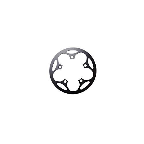Protège-chaîne vélo 44 dents alu 5083 noir avec flasque diamètre 110 mm