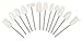 Produktbild PROFICO 12 Teilig Filzpolierer Set Ersatzaufsätze | Schleifkörperset für Maniküre Pediküre Nagelpflege | Nagelschleifer Bits Kit