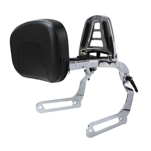 Appui-dos moto réglable Fat Bob pour un confort passager optimal en Softail