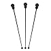 Royal Paper STRNPLUG-BK Stix To Go Black Beverage Plug and Stirrer 200/Pack