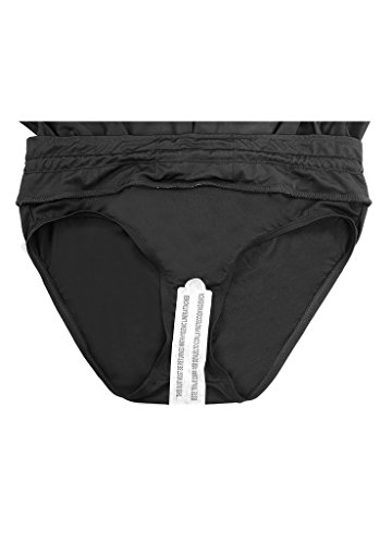 OUO Women's Swim Shorts Printed Waist Boy Style Short Brief Bottoms for Women, XL, Floral - Image 8