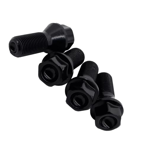 Pernos rueda coche compatibles con 320 y 328 juego de 4 tuercas de seguridad para cubo
