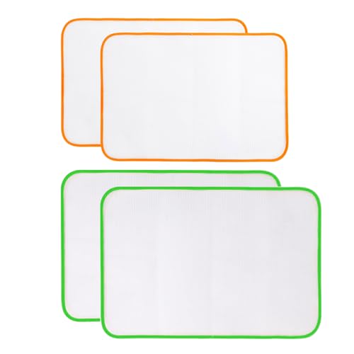 EHDWXVZM 4 Piezas de tapetes de Malla termoaislantes, tapetes de Malla Resistentes a Altas temperaturas, Malla Protectora para Planchar Ropa, tapete para Planchar, Accesorios para Planchar Ropa