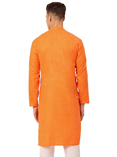Image of Jompers Men's Cotton Ethnic Solid Kurta.