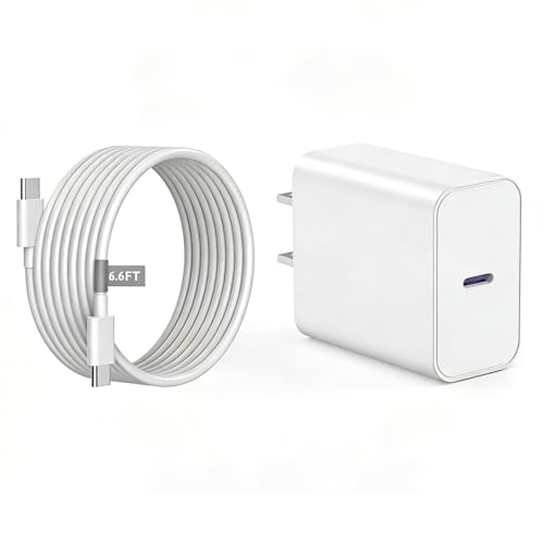 Motorola 30W PPS USBC Fast Turbo Charger with 6.6FT USBC Cable for Moto G Play 2024/2023/2026, G Power 2025/2024/2023 5G, G Stylus 2024/2023/2022 5G, G 2025/2024/2023 5G, Edge 2025/2024/2023/2022/2021